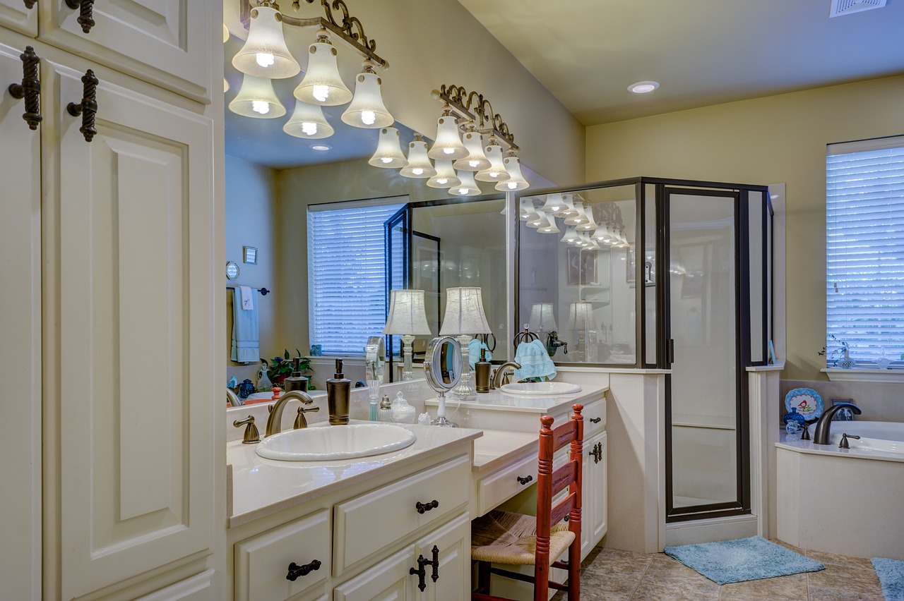 bathroom shine after cleaning